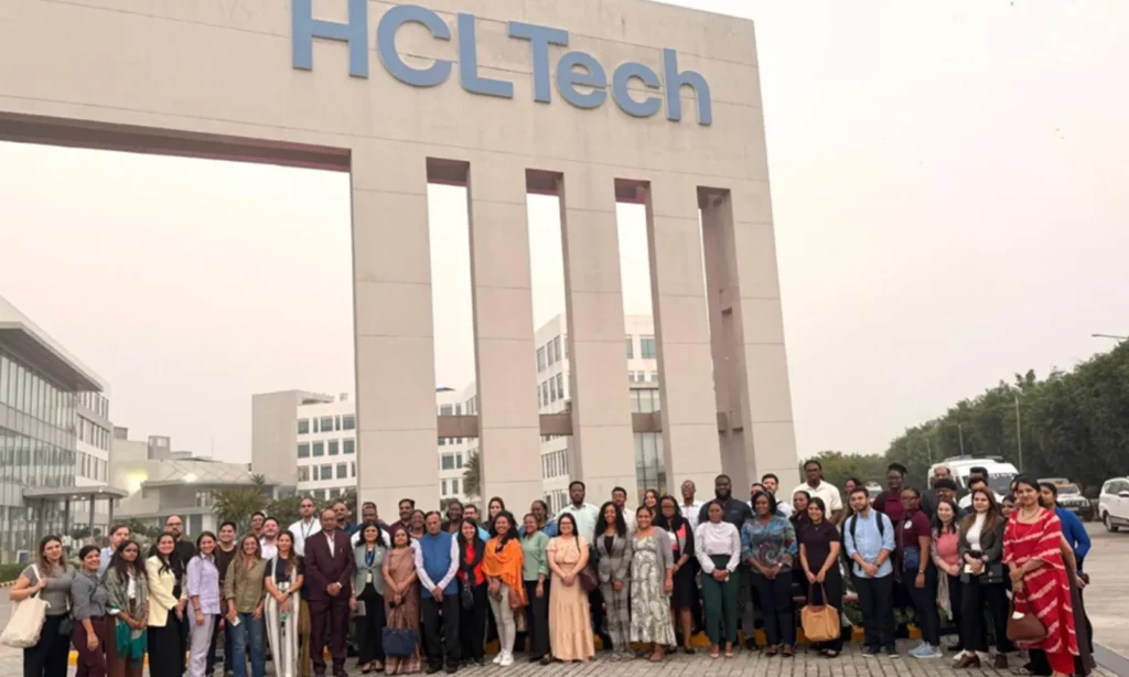 Visit of foreign diplomats from 22 countries at HCL IT City
